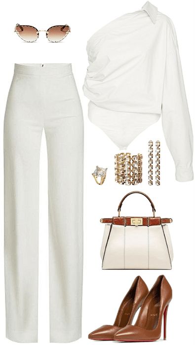 french riviera cruise 🚢 Outfit | ShopLook Elegant Yacht Outfit, Cannes Outfits Summer, French Brunch Outfit, Riviera Chic Outfit, Elegant Cruise Outfits, St Tropez Outfit French Riviera, French Riviera Outfits Spring, White Night Cruise Outfit, White Blouse Outfit Classy