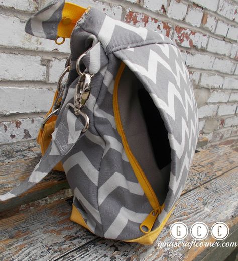 GCC Concealed Carry Summer Handbag Line @ ginascraftcorner.com Concealed Carry Bags, Concealed Carry Handbags, Summer Handbag, Concealed Carry Purse, Green Chevron, Summer Handbags, Grey Chevron, Paris Theme, Handbag Patterns