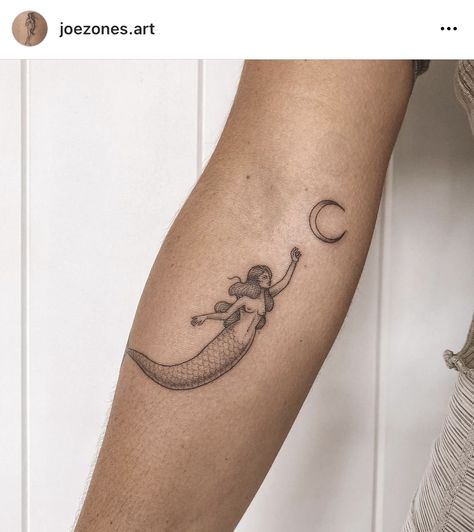 Siren Tattoo, Left Arm Tattoos, Whimsical Tattoos, Cute Tats, Skin Details, Mermaid Tattoo, Mermaid Tattoos, Mermaid Aesthetic, Fairy Tattoo