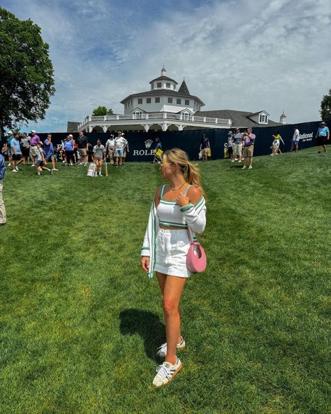 Putt putt in bourbon country ⛳️🥃 #pgachampionship #pga #valhalla #elijacraig • • Great 1st day @pgachampionship / my outfit is linked over on my @shop.ltk & at the direct link in my feed 👉🏼 https://liketk.it/4G2ju #ltkfitness #ltkstyletip #outfitidea #pgatour Putt Putt Outfit Date, Outfit Date, Pga Championship, Putt Putt, 1st Day, My Outfit, Pga Tour, May 13, Bourbon