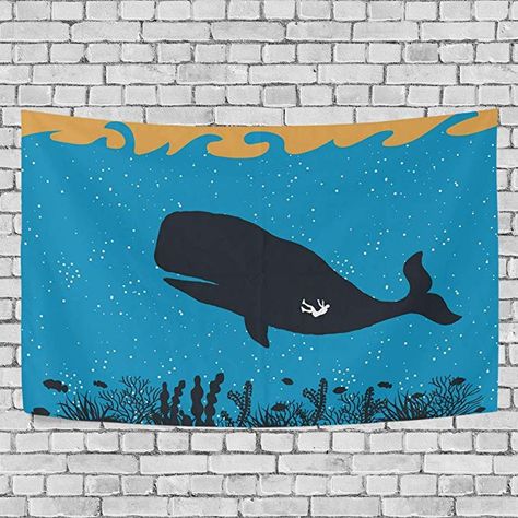 Amazon.com: HZVBENGFTZ Hipster Wall Bible Story Jonah Whale Big Fish Hanging Wall Tapestry for Bedroom, Art for Home Decorations Decor: Gateway Jonah Whale, Tapestry For Bedroom, Creative Office, Bible Story, Big Fish, Bible Stories, Home Decorations, Hanging Wall, Bedroom Art