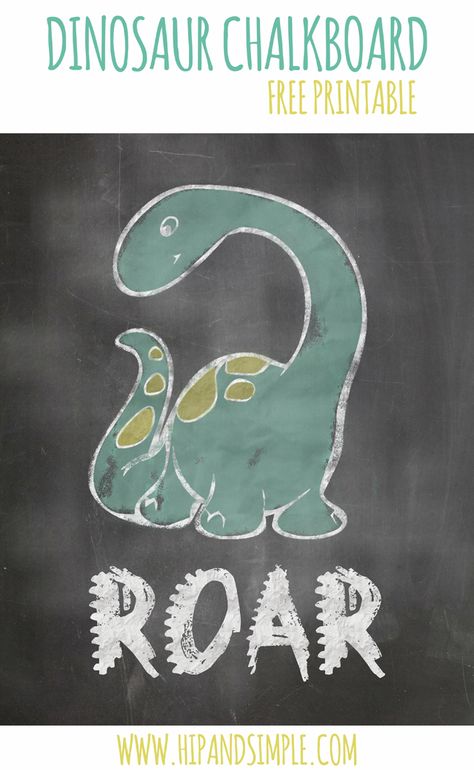 Dinosaur Chalkboard Free Printable Dino Chalk Art, Dinosaur Chalkboard Art, Dinosaur Chalk Art, Dinosaur Chalkboard, Fun Chalk Art, Chalk Ideas, Dinosaur Room, Sidewalk Chalk Art, Dinosaur Wall Art