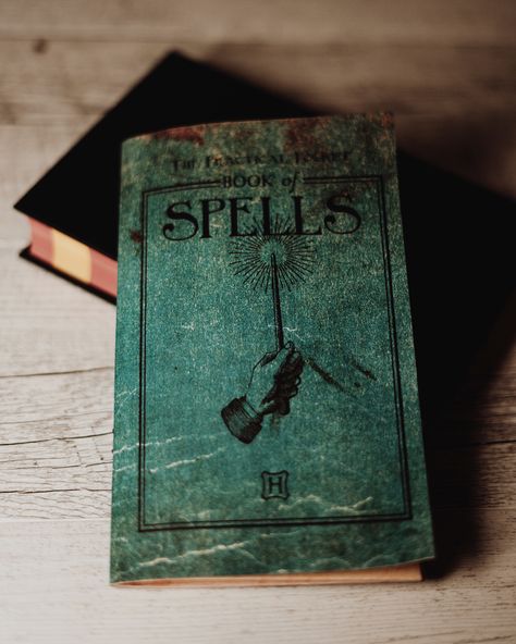 Guys how great is this spellbook. It looks like an old library book that contain every spell used in the Harry Potter series with the wand… Spell Books Harry Potter, Hogwarts Spells Aesthetic, Aurors Harry Potter Aesthetic, Auror Aesthetic Harry Potter, Curse Breaker Harry Potter Aesthetic, Nunnery Aesthetic, Spell Book Aesthetic, Hogwarts Books, Spells Harry Potter