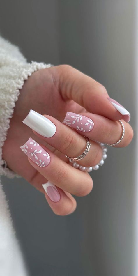 spring nail art, spring nails, nail art, nail trends, nail art inspiration, nail ideas, flower nails, floral nails, floral spring nails Base Nails, Spring Nail Ideas, Spring Break Nails, Broken Nails, Cute Summer Nails, Nail Art Wedding, Spring Nail Art, Trendy Nail Design, Spring Nail