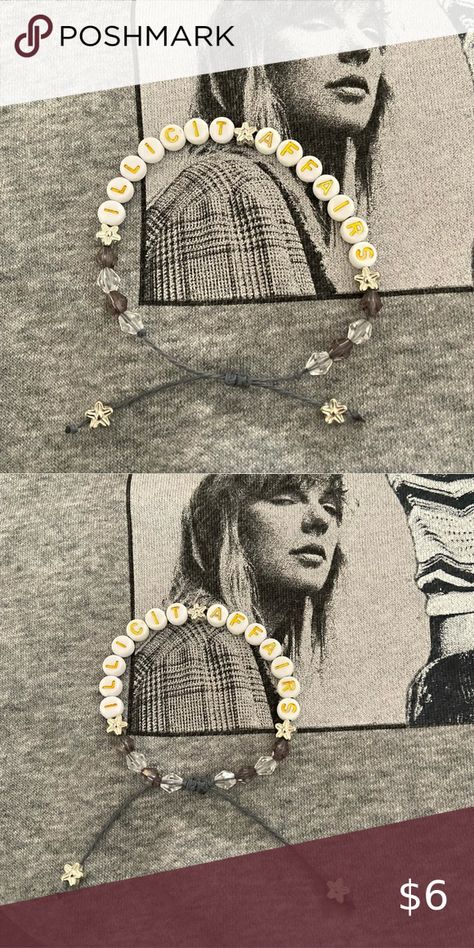 懶Folklore Illicit Affairs Bracelet懶 Illicit Affairs Bracelet, Folklore Illicit Affairs, Taylor Swift Jewelry, Illicit Affairs, Taylor Swift, Swift, Bracelet, Fashion Trends, Fashion Tips