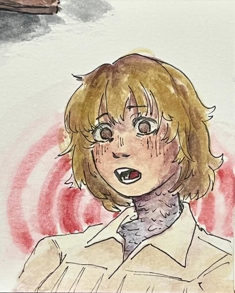 Chilchuck Wife, Chilchuck Dungeon Meshi, Chimera Falin, Delicious Dungeon, Dungeon Meshi, Whimsical Furniture, Discord Pfps, Fandom Art, Watercolor Sketchbook