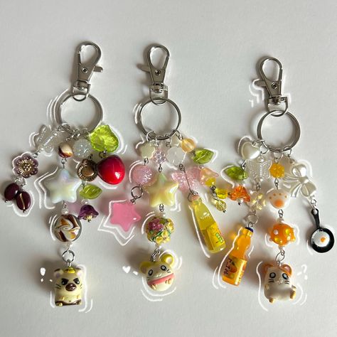 Pastel Academia, Anime Show, Phone Charms, Kawaii Design, Resin Charms, Beaded Keychains, Phone Charm, Cute Crafts, Kawaii Fashion