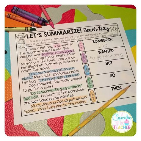 Today I am dusting off the old blog and stopping in for a visit! I am so excited to share my new summarizing unit with you. My kids love summarizing with SWBST (somebody, wanted, but, so, then) and Teaching Summarizing, Summarizing Activities, 2nd Grade Ela, Iep Goals, Third Grade Reading, Comprehension Skills, 5th Grade Reading, 4th Grade Classroom, 4th Grade Reading