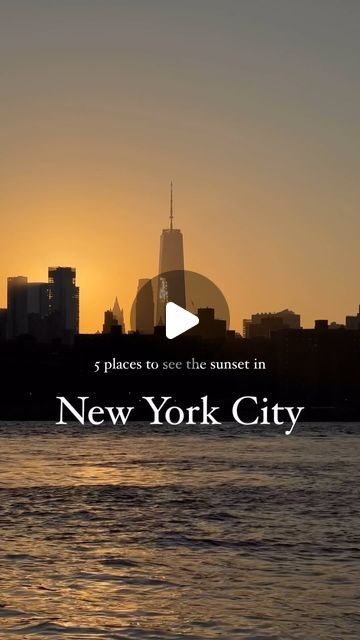 49K views · 11K likes | WKND Project (travel & photography) on Instagram: "The best places to watch the sun go down in New York City:

1. Domino Park in Williamsburg, Brooklyn

2. On the ferry (most beautiful when taking a route to Wall Street - either from upper Manhattan down or from Sunset Park)

3. Brooklyn Bridge Park in Dumbo, Brooklyn

4. Top of the Rock (observation deck) in Midtown, Manhattan

5. East side of the Jacqueline Kennedy Onassis Reservoir loop in Central Park, Manhattan

Follow for more NYC tips and travel inspiration ✨

#travelnyc #nycguide #nycsunsets #travelinspiration #travelphotography" Nyc Tips, Domino Park, Central Park Manhattan, Upper Manhattan, Nyc Guide, Dumbo Brooklyn, Brooklyn Bridge Park, Observation Deck, Williamsburg Brooklyn