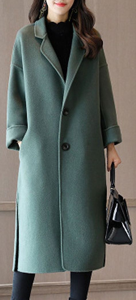 Elegant Style Plus Size, Woolen Coat Woman, Plus Size Elegant, Elegant Coats, Check Coat, Perfect Coat, Women Coats, Plus Size Coats, Grey Coat