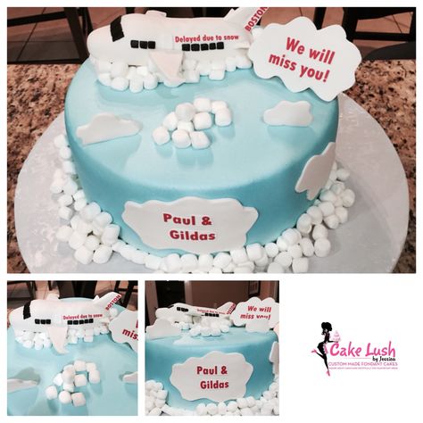 We will miss you cake #cakemiami #miamicakes #cakelush We Will Miss You Cake, Fondant Cakes Birthday, Will Miss You, Fondant Cakes, Baby Cake, Baby Shower Cakes, Miss You, Fondant, Wedding Cakes