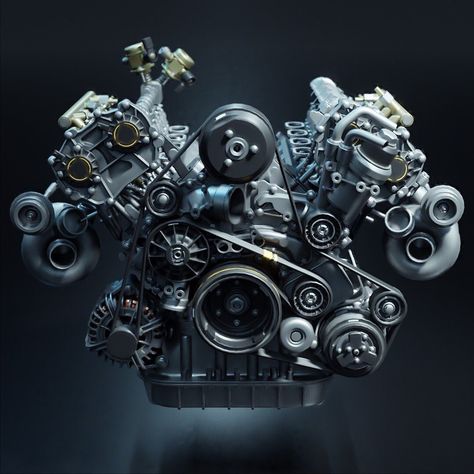 Now I'm modeling a engine (based on M157, V8 engine of Mercedes-AMG ) #cyclesrender #engines #m157 Mercedes Engine, Amg Engine, Mercedes Sls, Monkey Art, V8 Engine, Mercedes Amg, Engineering, Quick Saves, Instagram