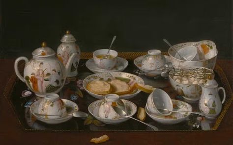 Tee Kunst, طقم شاي, Getty Museum, Art Print Display, Tea Art, Arte Popular, Antique Porcelain, Painting Edges, Porcelain Dolls