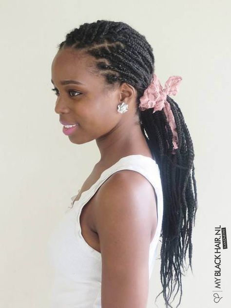 ways to style braids Hairstyles To Do Yourself, Side Part Ponytail, Part Ponytail, Xpression Hair, Braided Headwrap, Box Braids Tutorial, Basic Hairstyles, The Right Hairstyles, Side Parting