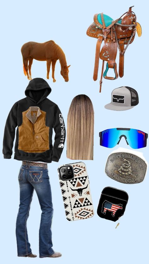 western fit for riding Horseback Riding Outfit Western, Riding Outfit Western, Horse Girl Outfits, Horseback Riding Outfit, Western Riding Clothes, Outfits To Wear To School, Western Winter, Riding Outfits, Outfit Western