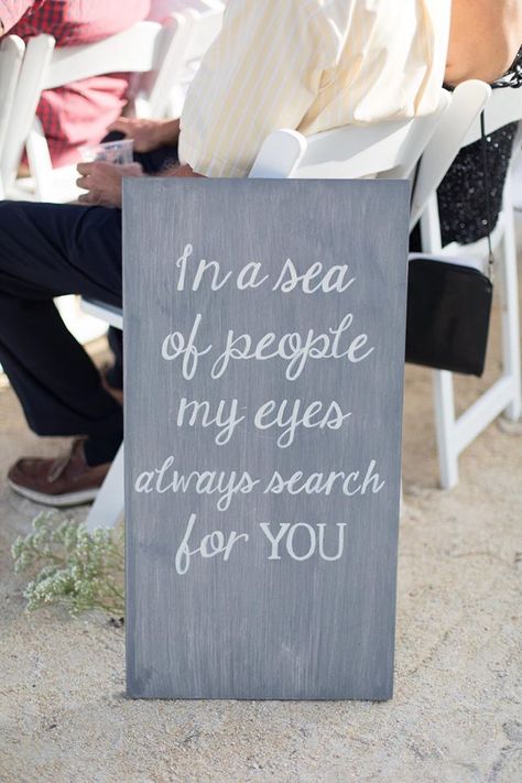 Beach Aisle, Creative Wedding Sign, Outdoor Beach Wedding, Beach Wedding Signs, Wedding Isles, Beach Wedding Inspiration, Beach Wedding Decorations, Wedding Beach, Wedding Quotes