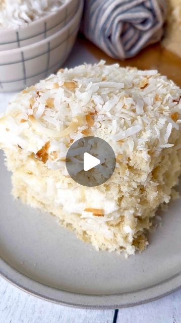 Theresa Marie Krunev on Instagram: "Toasted Coconut Buttercream Cake 🥥🥥

This cake is super moist and soft! It will melt in your mouth! It only takes about 25-30 minutes to bake.  Full recipe below. 

Cake:
* 2 1/2 cups flour 
* 1 tbsp baking powder 
* 1 tsp salt 
* 8 tbsp unsalted butter, room temp 
* 1/8 cup vegetable oil
* 1 2/3 cup granulated sugar
* 3 eggs, room temp
* 2 tsp vanilla extract 
* 13.5 can coconut milk
* 1 cup unsweetened shredded coconut
Buttercream: 
* 16 tbsp unsalted butter, room temp
* 4 cups powder sugar 
* 1 tsp coconut extract 
* 2-3 tbsp milk 
Topping:
* 1 cup toasted sweetened shredded coconut 

Instructions: 
* Preheat oven to 345° F. Line and grease  two 9x9 baking dishes with parchment paper.
* In a bowl combine flour, baking powder and salt. Set aside.
* I Applebees Recipes, Coconut Buttercream, Coconut Desserts, Dutch Oven Cooking, Coconut Butter, Classic Cake, Dessert Dishes, Coconut Recipes, Specialty Cakes