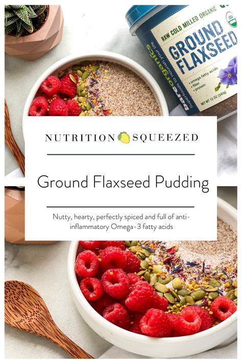 Flax Seed Pudding, Flaxseed Pudding, Flax Seed Crackers, Flax Seed Muffins, Chia Seeds Protein, Ground Flax Seed, Flax Seed Benefits, Functional Nutrition, Flaxseed Gel