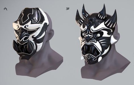 Inner Demon Mask from Spider-Man (PS4) Spider Mask Design, Villain Mask Concept Art, Demons Mask, Demon Mask Art, Negative Character, Spider Mask, Spider Man 2018, Metal Demon Mask, Immortal Masks