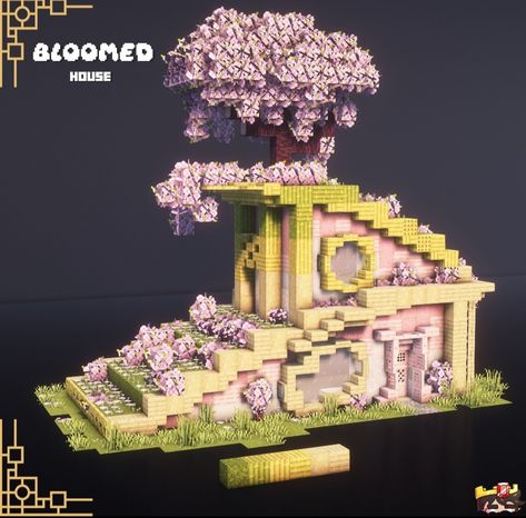 Java Minecraft, Capas Minecraft, Rumah Minecraft Sederhana, Cherry Blossom Dress, Minecraft Structures, Bangunan Minecraft, Blossom Dress, Minecraft Banners, Cool Minecraft Creations