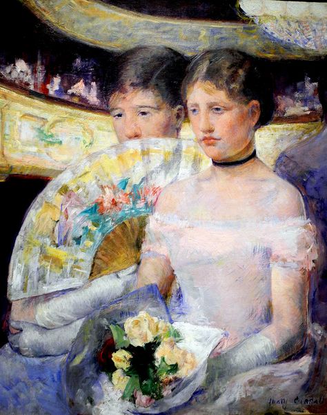 Mary Cassatt - The Loge, 1882 at National Gallery of Art Washington DC | by mbell1975 Mary Cassatt Art, Classic Art Prints, Mary Cassatt, Camille Pissarro, Edgar Degas, National Gallery Of Art, Impressionist Art, Impressionist Paintings, National Gallery