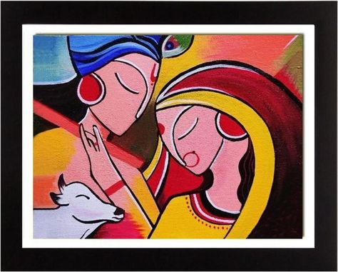 Drawing Using Oil Pastel, Radha Krishna Painting, Pencil Sketches Easy, Modern Art Canvas Painting, Small Canvas Paintings, Beautiful Art Paintings, Canvas Painting Tutorials, Easy Canvas Art, Canvas Drawings