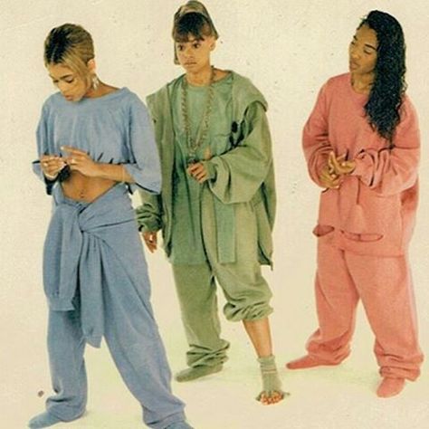 @ xodivinityxo13 for more like this Left Eye Tlc, Tlc Outfits 90s, Tlc Outfits, 90s Outfit Party Hip Hop, 90s Outfits Party, Looks Hip Hop, Mode Hip Hop, 90s Hip Hop Fashion, Outfits 90s