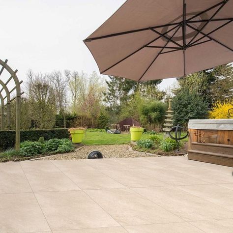 Sienna Cappuccino Porcelain Paving | Stone Zone & Landscaping Centre Stone Paving, Porcelain Paving, Paving Slabs, Landscaping Supplies, Beige Colour, Outdoor Tiles, Paving Stones, Garden Landscape Design, Garden Landscape