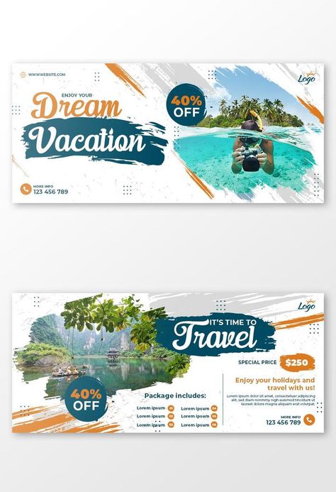 drawing travel agency facebook cover#pikbest#templates Travel Cover Photo, Facebook Cover Image Design, Travel Facebook Cover, Travel Banner, Company Banner, Drawing Travel, Publication Facebook, Cover Photo Design, Youtube Banner Design