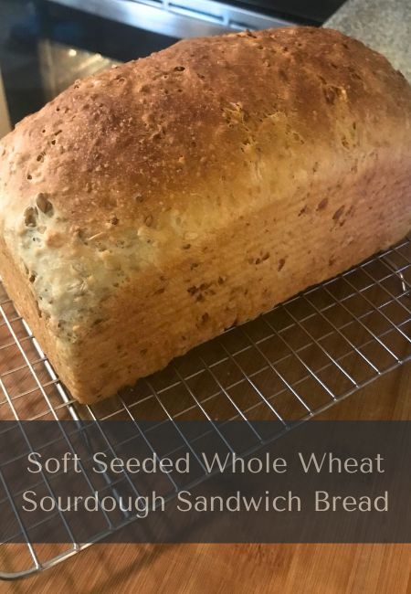 Whole Wheat Seeded Sourdough Sandwich Bread - The Homemaker's Road Whole Grain Sourdough Sandwich Bread, Seeded Sourdough Sandwich Bread, Honey Wheat Sourdough Sandwich Bread, Sourdough Seed Bread, Whole Wheat Sourdough Sandwich Bread, Seeded Sourdough Bread, Whole Wheat Sourdough Bread, Sourdough Sandwich Bread Recipe, Loaf Breads