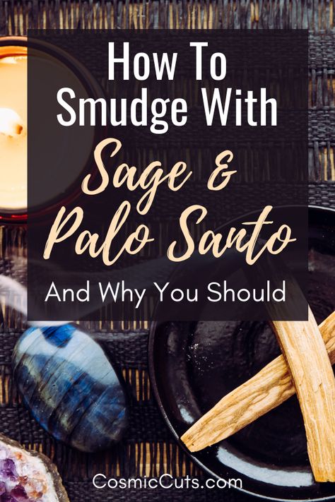 Palo Santo Affirmation, How To Cleanse With Palo Santo, How To Properly Smudge Your Home, Red Sage Smudge Benefits, Cleansing With Sage, Using Sage To Cleanse Home, How To Sage Cleanse Yourself, Sage And Palo Santo Smudging, How To Use Palo Santo Sticks