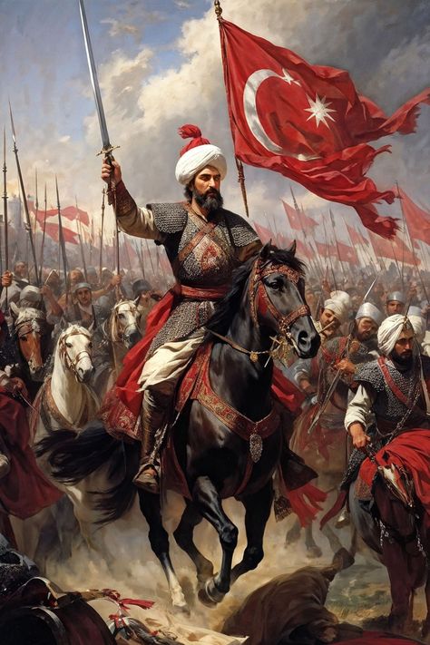 Ottoman Sultan Fatih Sultan mehmet by Yasin SAYIN - Playground Medieval Army, Ottoman Sultan, The Turk, Doodle Images, Ottoman Empire, Create Art, Image Generator, Social Media Posts, New Tattoos