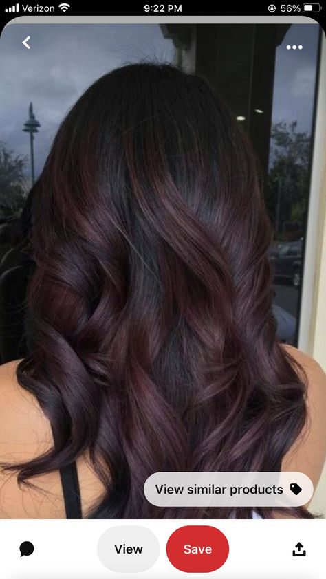 Black Cherry Hair, Red Balayage Hair, Spring Hair Color Ideas, Wine Hair Color, Hairstyles Brunette, Brunette Hairstyles, Wine Hair, Cherry Hair, Spring Hair Color