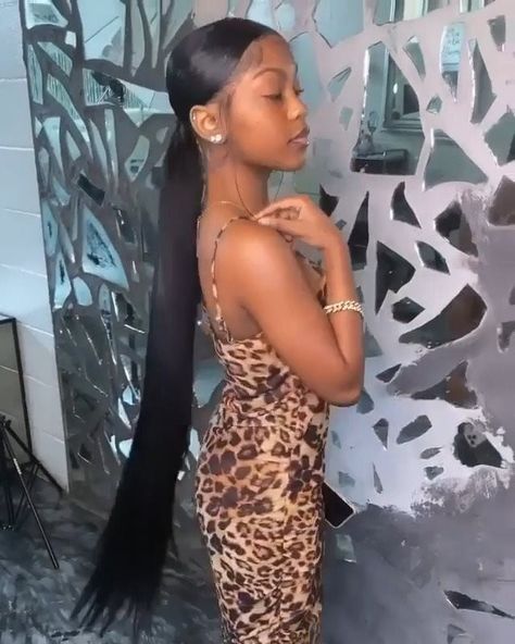 Mikaria Janae, Long Ponytail Hairstyles, Sale On Instagram, Caribbean Queen, Claw Clip Hair, High Ponytail Hairstyles, Weave Ponytail Hairstyles, Sleek Ponytail Hairstyles, Black Fact