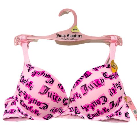 Juicy Couture Padded Push Up Bra New With Tags Size 34b Bra, Bralette, Push Up, Logo, Padded, Semi, Bralette, Spring, Summer, Festival, Concert, Anthro, Feminine, Nwt, Never Worn, Brand New, Y2k, 90’s, Floral, Resort, Cruise, Vacation, Lace, Flirty, Co Ord, Coordinates, Co-Ord Set, Cropped, Crop, Crochet, Eyelet, Linen, Coastal, Swim, Tropical Custom Shoes Diy, Cute Bras, Quince Dresses, Pink Logo, Girly Accessories, Push Up Bra, Lifestyle Clothing, Diy Shoes, Juicy Couture