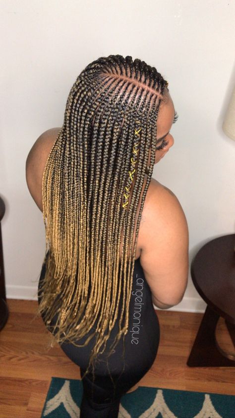 3 layer feed in braids 3 Layer Tribals, Feed In Braids With Color, 3 Layer Feed In Braids, Two Layer Feed In Braids, Layer Feed In Braids, Layer Braids, Braids With Color, Feed In Braids Ponytail, Hair Styles Medium