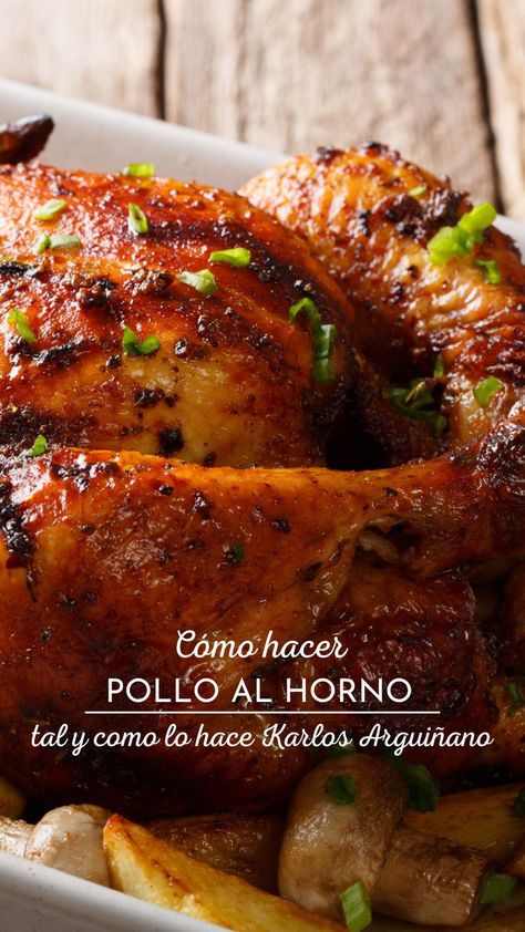 Cómo hacer un pollo al horno tal y como lo hace Karlos Arguiñano (con trucos para que quede más jugoso y sabroso). ¡La receta más fácil y económica para Navidad! 🙌 #polloasado #polloalhorno #recetasalhorno #pollo #arguiñano #karlosarguiñano #navidad #cenadenavidad #comidadenavidad #christmas #cenasnavideñas #comidasnavideñas #menúdenavidad #menúnavideño #cocinaabierta #recetas #recetasfáciles Chicken, Christmas