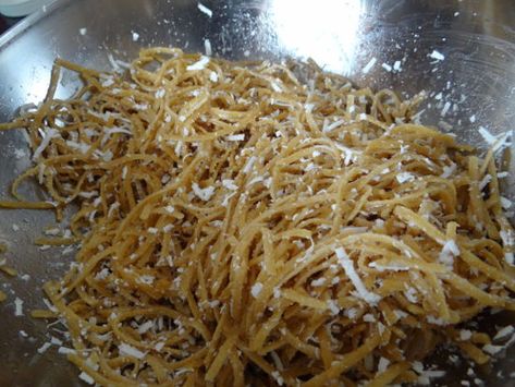 Old Spaghetti Factory, Mizithra Cheese, Spaghetti Factory, Fried Pasta, Eating Pasta, Cheese At Home, Vegetable Spaghetti, Brown Butter Sauce, Quick Pasta Recipes