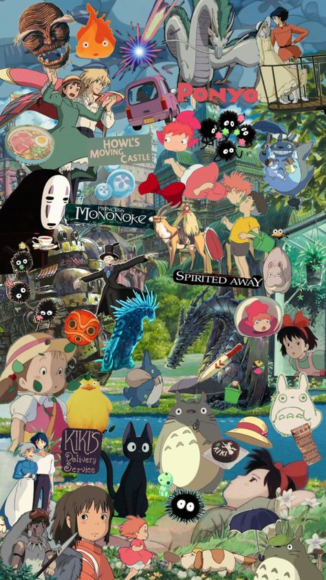 Japan Wallpaper, Studio Ghibli Background, Studio Ghibli Characters, Ghibli Artwork, Iconic Wallpaper, Studio Ghibli Movies, Studio Ghibli Art, Iphone Wallpaper Themes, Wallpaper Iphone Christmas