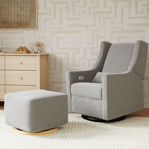 Check out our new Nursery Seating Collection, complete with rockers, gliders, ottomans and more! Link in bio to shop. Babyletto Kiwi, Nursery Seating, Rocking Chair Nursery, Glider Recliner, Glider Chair, Mini Crib, Swivel Glider, Recycled Yarn, Modern Nursery