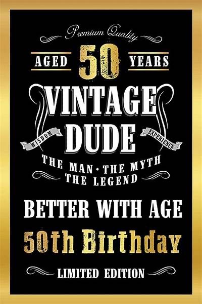 50th Birthday Greetings For Men, Happy 50th Birthday Male, 50th Birthday Poster Board Ideas, Vintage 50th Birthday Party Men, 50th Birthday Wishes Men, Cake For 50th Birthday Men, 50 Birthday Quotes For Men, Men’s 50th Birthday Party Ideas, 50th Birthday Cards For Men