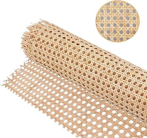 Amazon.com: 14" Width Cane Webbing 3.3Feet, Natural Rattan Webbing for Caning Projects, Woven Open Mesh Cane for Furniture, Chair, Cabinet, Ceiling : Arts, Crafts & Sewing Rattan Webbing, Cane Webbing, Rattan Cane, Diy Pottery, Creative Furniture, Rattan Furniture, Tea Shop, Free Amazon Products, Cabinet Furniture