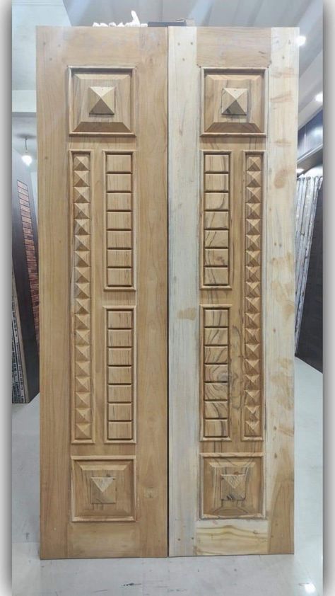 Wooden Main Dabal Door Design, Dabal Door Design Wood Modern, Men Door Design Wooden, Dabal Door, Main Door Design Photos, Jalli Design, Wooden Window Design, Latest Door Designs, Pooja Door Design