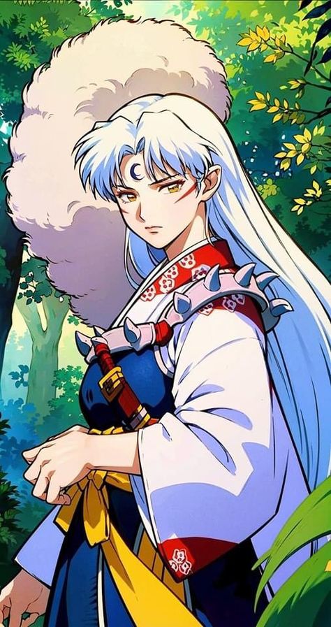 Trunks Tattoo, Inuyasha Wallpaper, Inuyasha Characters, Lord Sesshomaru, Rin And Sesshomaru, Inuyasha Love, Seshomaru Y Rin, Inuyasha And Sesshomaru, Yashahime Princess Half Demon