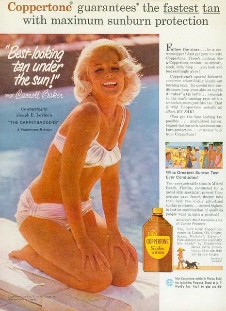 1964 Coppertone Caroll Baker 2 80s Ads, Carroll Baker, How To Tan Faster, Trendy Art Prints, How To Get Tan, Suntan Lotion, Vintage Swimwear, Trendy Art, Old Magazines