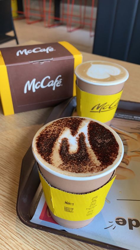 #mcdonalds #coffee #cappuccino #latte #latteart #mccafe #cafe #pinterest #instagood Mcdonalds Coffee, Night Rides Car, Coffee Cappuccino, Coffee Obsession, Cappuccino, Coffee Shop, Pinterest Likes, Ice Cream, Cafe