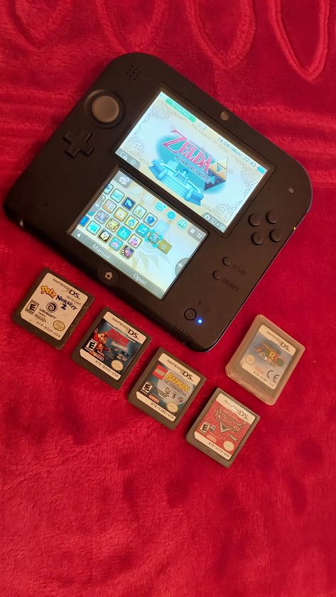 For sale is a 100% Authentic Nintendo 2DS Console Electric Blue Tested 5 GAMES Tested Working  (see measurements) and is in good condition as seen in the pictures 8\10. If you have any questions about an item just email us before purchasing. How long will it take before my order will be delivered? FEDEX - USA & Canada: We aim to deliver your order within 5 - 8 workingdays. - East Europe: We aim to deliver your order within 2 - 5 working days. Items For Sale, Nintendo Ds Nostalgia, Old Nintendo Ds Games, Retro Gaming Console, Ice Cream Museum, 2000s Game Console, Ipod Wallpaper, Nintendo Ds Pokemon, Game Programming