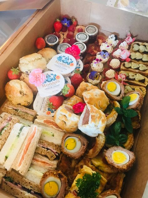 Afternoon Tea Board, Afternoon Tea Grazing Board, Afternoon Tea Charcuterie Board, Afternoon Tea Boxes, Afternoon Tea In A Box Ideas, Afternoon Tea Picnic, Afternoon Tea Box Ideas, Afternoon Tea Platter, Afternoon Tea Buffet