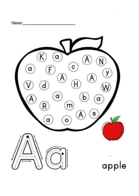 Find the letter - Interactive worksheet Letter Recognition Worksheets, Letter Worksheets For Preschool, Abc Worksheets, Free Preschool Printables, Kids Worksheets Preschool, Alphabet Worksheets Preschool, Worksheets Preschool, Language Arts Elementary, Jolly Phonics