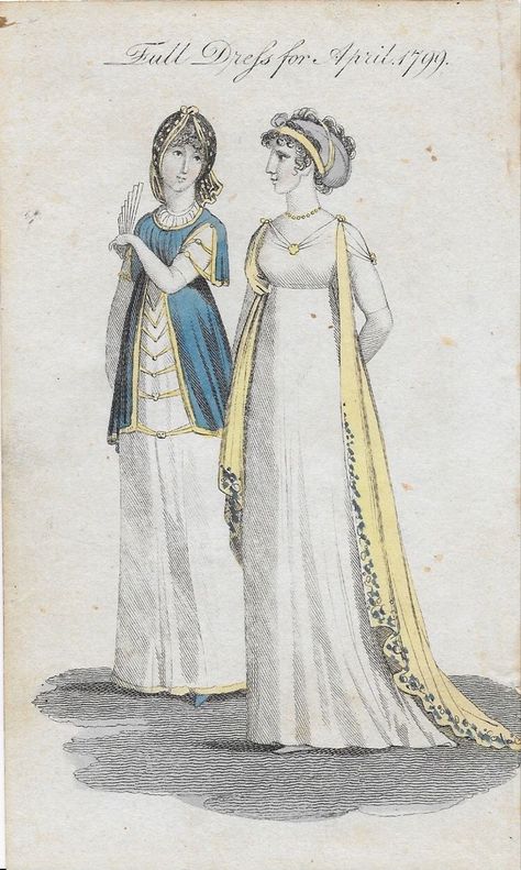 1797 Fashion, 1799 Fashion, 1790s Fashion, 1700 Fashion, Regency Gown, Transitional Fashion, Regency Era Fashion, Space Fashion, 1800s Fashion